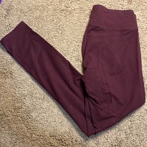 Maroon Aerie leggings